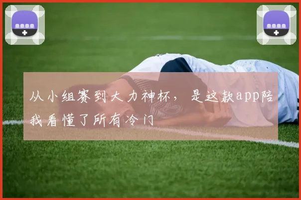 从小组赛到大力神杯，是这款app陪我看懂了所有冷门