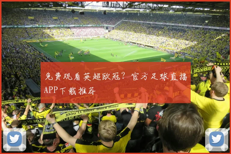 免费观看英超欧冠？官方足球直播APP下载推荐